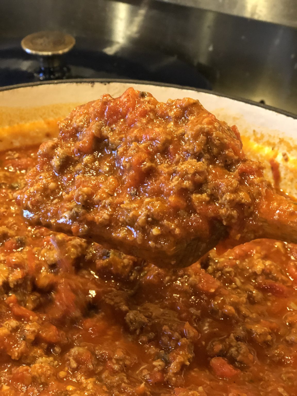 Super Meaty Spaghetti Sauce - The Farmwife Feeds