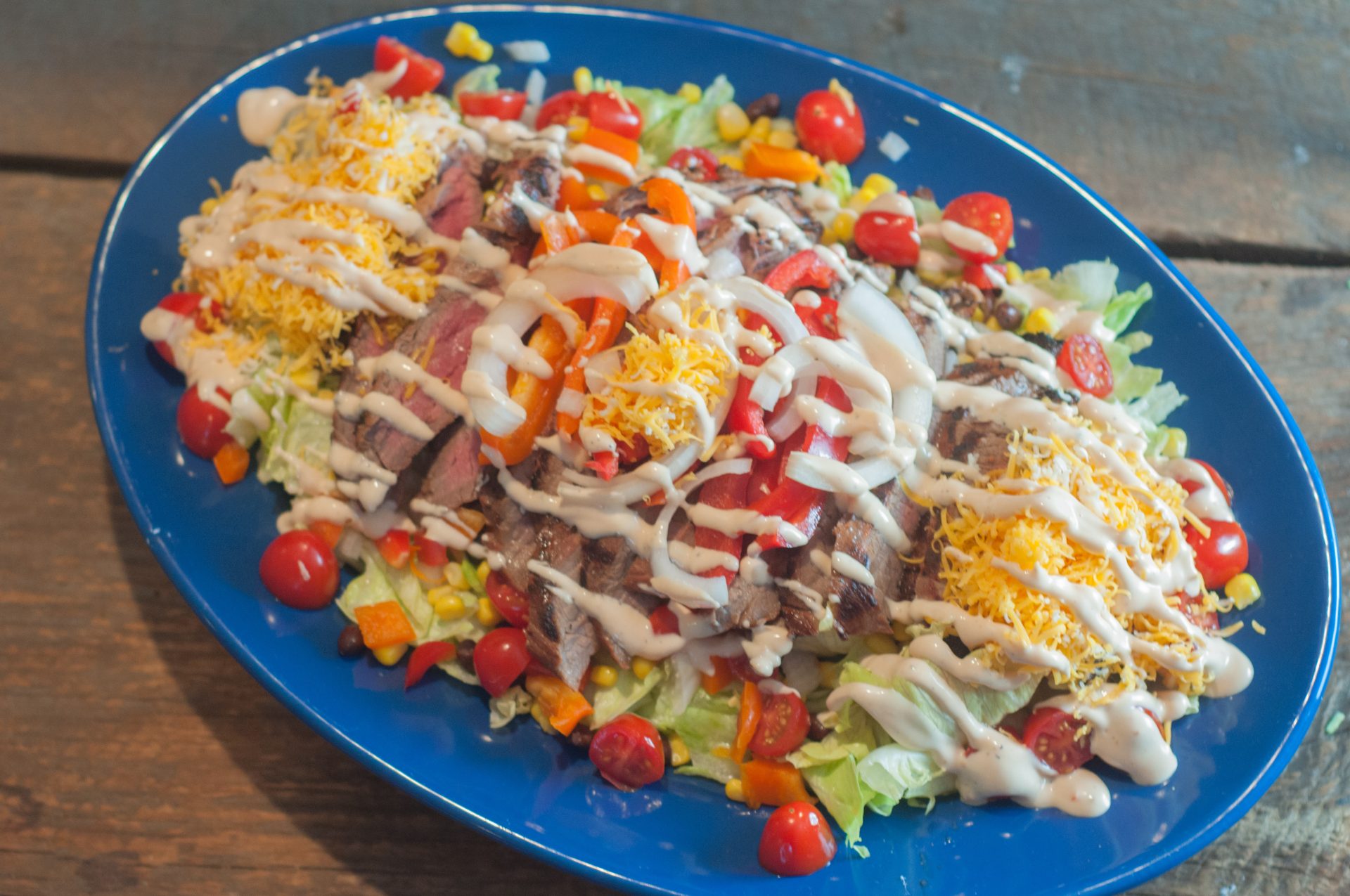 Southwest Fajita Steak Salad The Farmwife Feeds