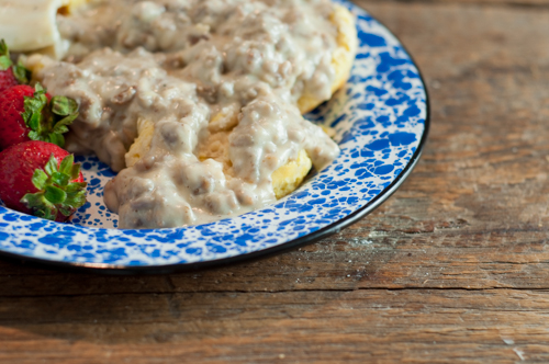 Homemade Sausage Gravy is really easy to make. Great for a weekend breakfast or a weeknight supper.