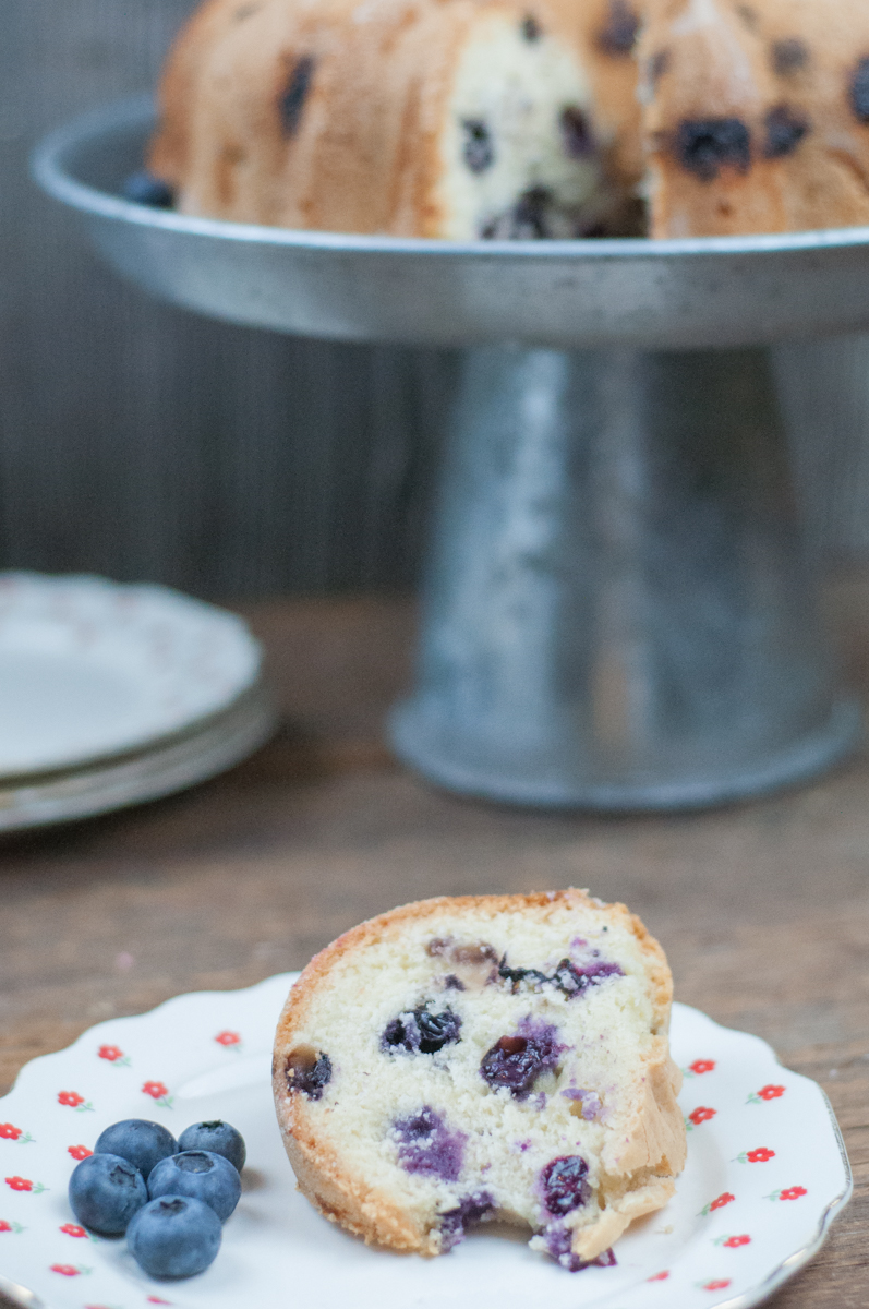 Fresh Blueberry Pound Cake - The Farmwife Feeds