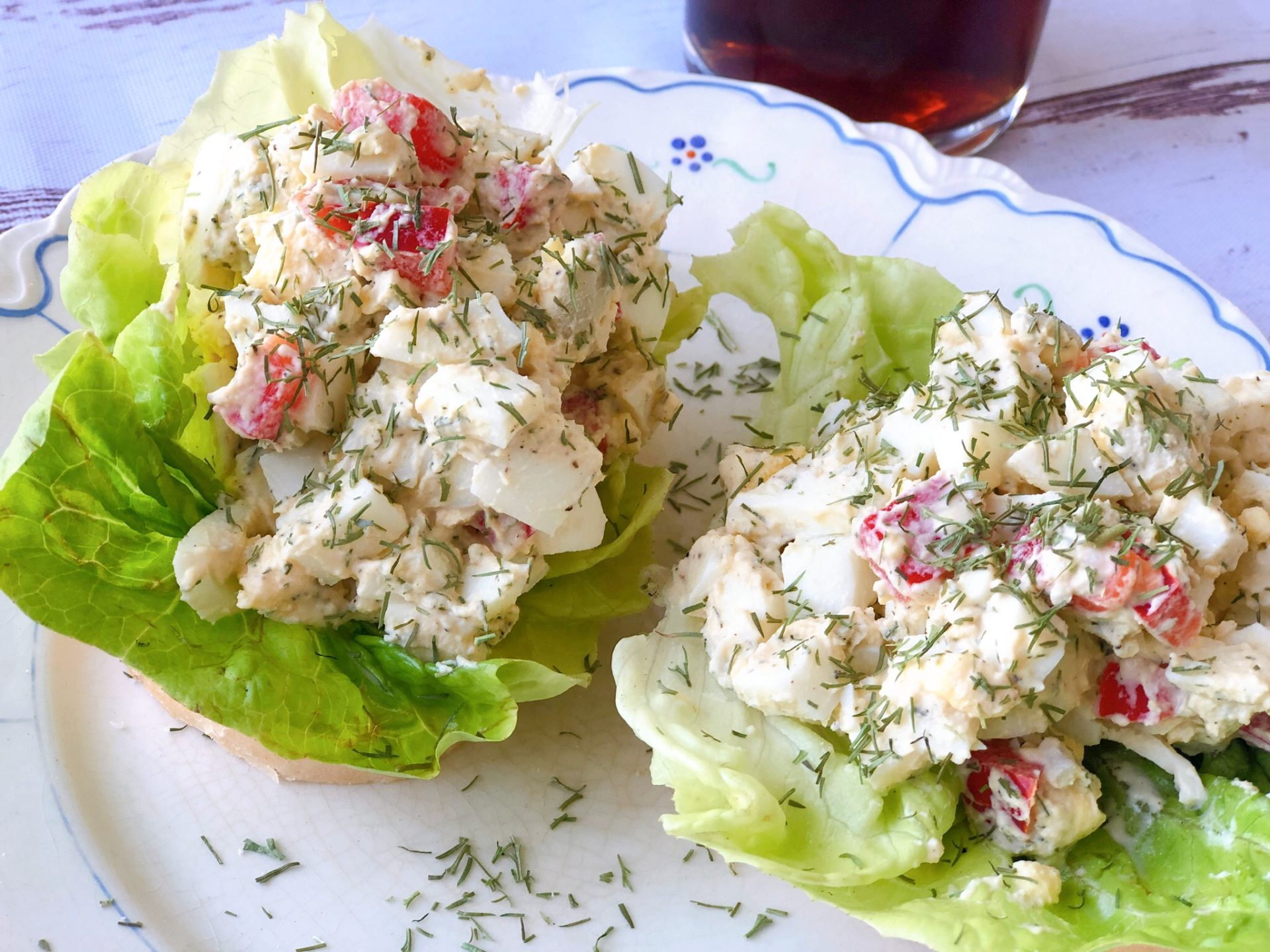 Egg Salad with Dill - Happy Foods Tube