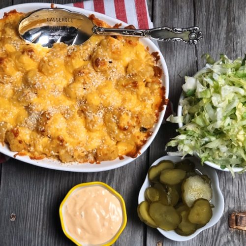 Big Mac Tater Tot Casserole - The Farmwife Feeds