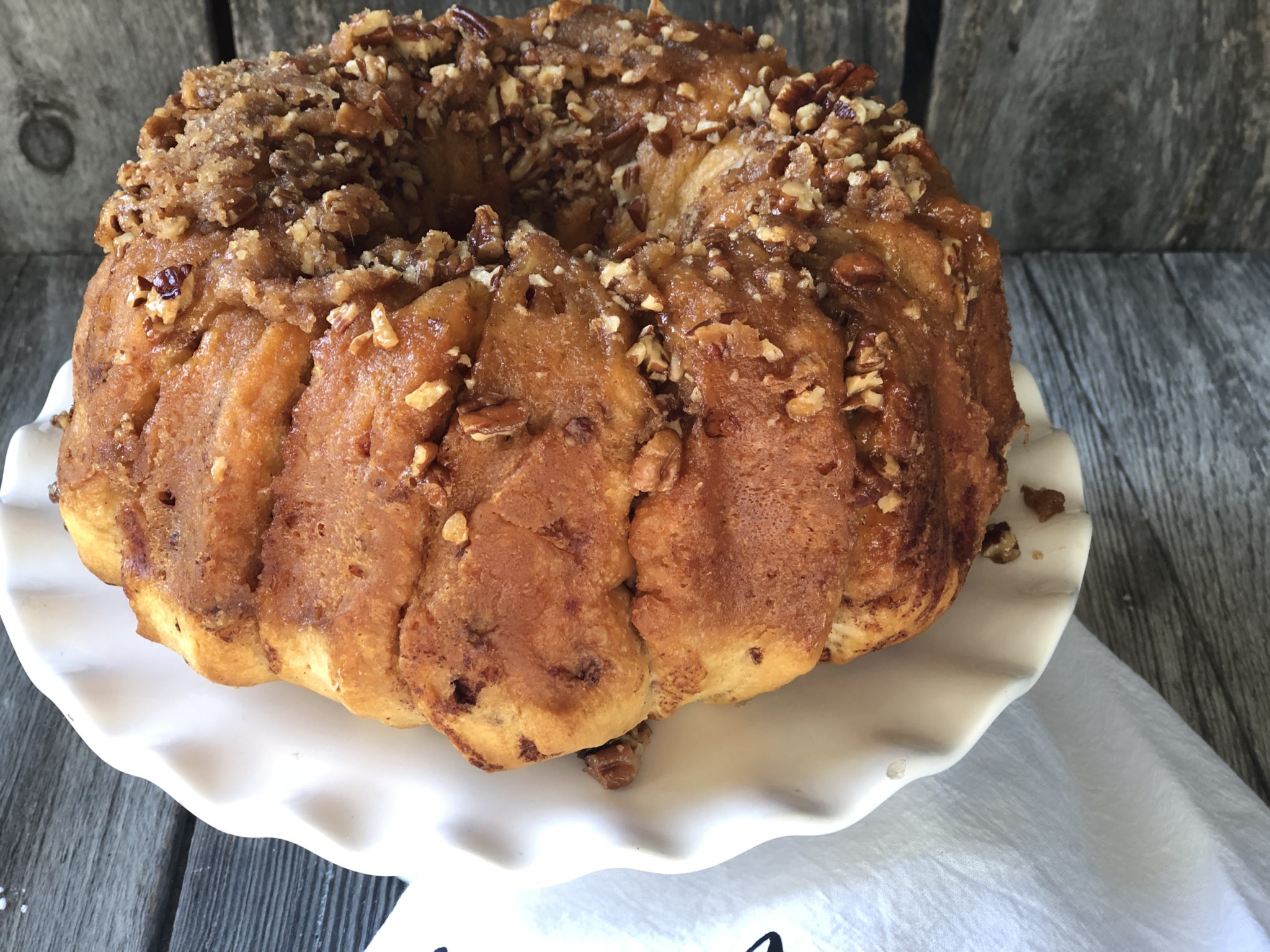 Easy Caramel Cinnamon Roll Bundt Cake The Farmwife Feeds